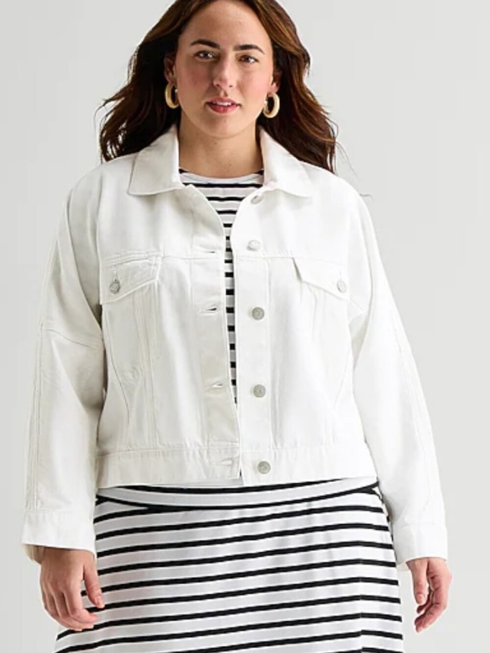 Liz Claiborne Womens Denim Jacket